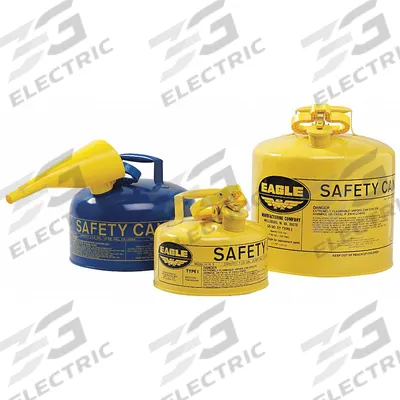 EAGLE Type I Safety Can: For Use With Kerosene, 1 gal Capacity, Powder Coated Steel - Kerosene Safety Cans
