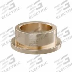Flanged Sleeve Bearing: Bronze, SAE 841, 10 mm Bore, 13 mm OD, 6 mm Lg, -35°F to 300°F, 10 PK (MPN FFM1013-06B). Key specifications — System of Measurement: Metric; Material Grade: SAE 841; Flange Type: Flanged; Brand: OILITE.
