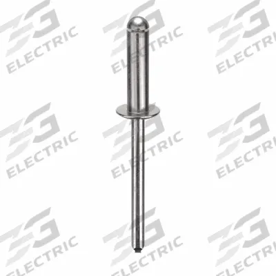 APPROVED VENDOR Blind Rivet,2 in L,0.188 in dia,PK250: Inch, 2 in Overall Lg, 11/16 in Body Lg - Domed-Head Blind Rivets