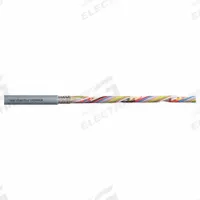 CHAINFLEX Data Cable: 22 AWG, 14 Conductors, Order by the Foot, PUR Jacket, 300 V (MPN CF240PUR-03-14). Key specifications — attr1141190: Copper; attr1141193: Single; attr1141160: 5 x OD; attr1141165: 8 x OD; attr1141168: No; attr1141174: 10 x OD; attr1141159: Flame Retardant; attr1141182: FT-1.