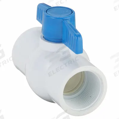 APPROVED VENDOR Manual Two-Way Ball Valve: 1 1/2 in, PVC, Straight, FIP x FIP - PVC Ball Valves