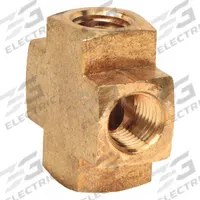 APPROVED VENDOR Metal Pipe Cross: Cross, 3/8 in x 3/8 in x 3/8 in x 3/8 in, 1,000 psi, 1 5/8 in Lg (MPN 706102-06). Key specifications — Maximum Operating Pressure: 1,000 psi.