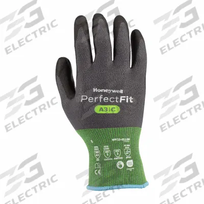 PIP GLOBAL SAFETY Cut Protection Gloves: XS ( 6 ), ANSI Cut Level A3, Palm and Fingers, Dipped - Light-Duty Cut-Resistant Gloves with Polyurethane Coating & Impact Protection