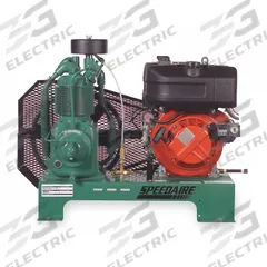 SPEEDAIRE Stationary Air Compressor: 2 Stage, 9.1 hp Engine, Kohler, 20.1 cfm, Tankless (MPN 2EPN7). Key specifications — attr50933: Kohler; attr86530: Electric; attr50934: SPEEDAIRE.