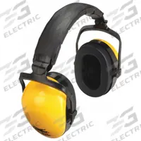 CONDOR Earmuffs: Over-the-Head Earmuff, Passive, 25 dB NRR, Foldable, Dielectric, PVC, Yellow (MPN 26X622). Key specifications — attr114053: Foldable; attr114052: Yes; attr114015: POM; attr114029: PVC; attr114038: Yellow; attr114033: Head Foam; attr114014: Black; attr114009: CONDOR.