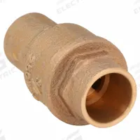 MILWAUKEE VALVE Low Lead Spring Check Valve: Swing, Inline Valve Body, 3/4 in Pipe Size, Bronze (MPN UP1548T 3/4). Key specifications — Brand: MILWAUKEE VALVE.