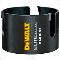 DEWALT Hole Saw: 4 5/8 in Saw Dia., 2 7/16 in Max. Cutting Dp, 5/8"-18 Thread Size, Carbide Tipped (MPN DAH4458). Key specifications — attr1098040: 5/8"-18; attr1098049: DEWALT.