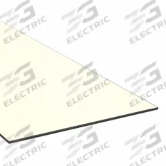 PEI Sheet: 0.375 in Thick, 12 in x 12 in, Amber, Opaque, 17,000 psi Tensile Strength, 0.5 ft-lb/in (MPN 1NRC7). Key specifications — Impact Strength: 0.5 ft-lb/in; Clarity: Opaque.