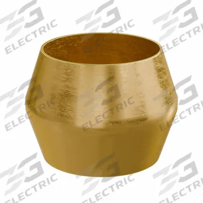 WEATHERHEAD Compression Fitting Sleeve: 1/4 in OD Fitting Size, Compression - Standard Sleeve Brass Compression Fittings