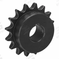 TSUBAKI Single Strand Sprocket: 60, For 3/4 in Chain Pitch, 1 1/4 in Bore Dia, 16 Teeth, Steel (MPN 60B16F-1D). Key specifications — Brand: TSUBAKI.