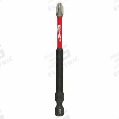 MILWAUKEE Impact Bit: Impact Bit, Imperial, PH2 Bit Industry Size, #2 Bit Size, Std - Impact Bits