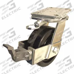 APPROVED VENDOR Plate Caster: Swivel, Directional Lock/No Brake, Phenolic, 10 in Wheel Dia, Slot (MPN P29S-PH100R-18-WK-DL). Key specifications — Wheel Bearing Type: Roller; Wheel/Tread Color: Black; Brand: APPROVED VENDOR; Caster Type: Swivel with Directional Lock.