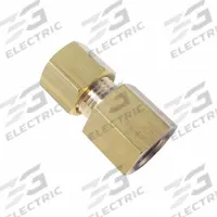 PARKER Compression Fitting Coupling: 1/2 in Pipe x 10 mm OD Fitting Size, BSPP x Compression, Brass (MPN 0114 10 21). Key specifications — Brand: PARKER.