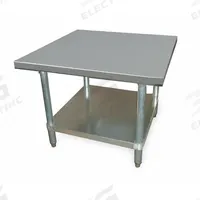 APPROVED VENDOR Work Table: Fixed Ht, Stainless Steel, 36 in x 30 in, 600 lb Overall Load Capacity (MPN 4UEL2). Key specifications — Brand: APPROVED VENDOR; Unit Type: Not Expandable or Modular.