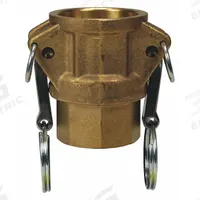 Cam and Groove Coupling: 1/2 in Coupling Size, 1/2 in Hose Fitting Size, 1/2 in -14 Thread Size (MPN G50-D-BR). Key specifications — Gasket Material: Nitrile; Thread Size: 1/2 in -14; Brand: DIXON VALVE & COUPLING.