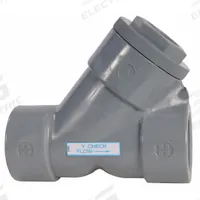 HAYWARD Y Check Valve: Piston, Y-Style Valve Body, 4 in Pipe Size, Flange x Flange, PVC, Flange, Std (MPN YC10400F). Key specifications — Brand: HAYWARD.