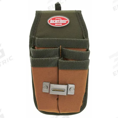 BUCKET BOSS Tool Sheath: For 2 in Belt Wd - Max, 4 Pockets - Polyester Tool Sheaths