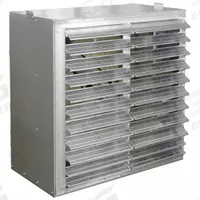 HESSAIRE Cabinet Exhaust fan with Shutter: Belt Drive, 48 in Blade, 1 hp, Totally Enclosed Air Over (MPN 48XL1125TS). Key specifications — Brand: HESSAIRE; Nameplate Voltage: 208-230/460V AC; Assembly: Ships Fully Assembled.