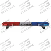 CODE 3 Mini Light Bar: Emergency Vehicle Mini Light Bar, Blue/Red, 60 W Watt, Blue/Red, LED, IP67 (MPN PT47-GRRBFTDASD). Key specifications — Brand: CODE 3; Lens Color: Blue; Number of Flash Patterns: 21; Installation Type: Permanent; Operating Voltage: 10-30V DC.