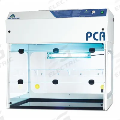 AIR SCIENCE Workstation: Purair PCR, 36 in Overall Wd, 35 in Overall Ht, 27 in Overall Dp - PCR Enclosures