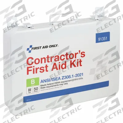 FIRST AID ONLY First Aid Kit and Housing: 263 Components, ANSI/ISEA Z308.1-2021, Type III - Industrial ANSI First Aid Kits