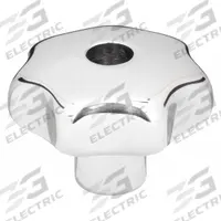 KIPP Hand Knob: 7 Point, Stainless Steel, 1/2"-13 Thread, 22 mm Thread Lg, 63 mm Dia (MPN K0150.463A52). Key specifications — Brand: KIPP; Finish: Polished.