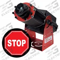 LASERGLOW TECHNOLOGIES Fixed Image Projector: Projector, Lens and Image Template, Stop, 300 W (MPN HSV3F054X). Key specifications — Brand: LASERGLOW TECHNOLOGIES; Includes: Mounting Brackets; Watts: 300 W; Legend/Background Color: Stop; Manufacturer Part Number: HSV3F054X; Product Type: Projector, Lens and Image Template.