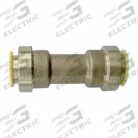 QUICKFITTING Push-Fit Union Fitting: 3/4 in OD x 3/4 in OD Size, Push-to-Connect x Push-to-Connect (MPN HV-SC-0750). Key specifications — Brand: QUICKFITTING.