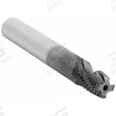 OSG Thread Mill: Helical Flute, 1/8"-27 NPTF, 3 Flute - Helical-Flute Thread Mills for Stainless Steel & Super Alloys