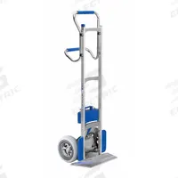 LIFTKAR SAL General Purpose Hand Truck: 375 lb Cap, Four-Position Extended, Aluminum, Flat-Free (MPN 274255). Key specifications — Frame Type: Rounded Back; Frame Material: Aluminum; Charge Time: 4 hr; Battery Type: Absorbent Glass Mat (AGM); Brand: LIFTKAR SAL.