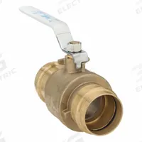 APOLLO Manual Two-Way Ball Valve: 2 in, Brass, Straight, Press x Press, 250 psi Max. Pressure (CWP) (MPN 94VLF10801B). Key specifications — Brand: APOLLO; Handle: Lever.