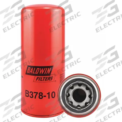 BALDWIN FILTERS Oil Filter: B378-10, 1 1/4"-12 Thread Size, 8 3/4 in Overall Ht, Oil - Spin-On Oil Filters