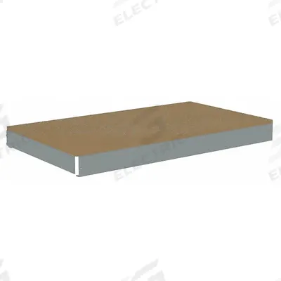 TENNSCO Shelf: 48 in x 18 in, 2,500 lb Load Capacity, Particleboard, Gray - Particleboard Decking Shelf Kits for Boltless Shelving