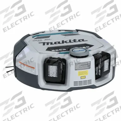 MAKITA Robotic Vacuum Cleaner: 19 3/4 in Cleaning Path Wd, 3/4 gal Vacuum Capacity - Robotic Vacuums