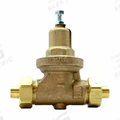 APOLLO Water Pressure Reducing Valve: Solder x Solder, 1 in Pipe Size, Bronze, 25 psig to 75 psig (MPN 36LF50501). Key specifications — Brand: APOLLO; Low-Lead Compliance: Low-Lead Compliant.