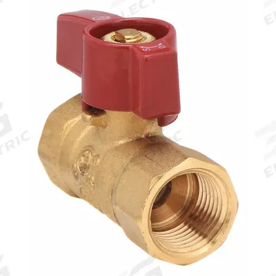 APPROVED VENDOR Manual Two-Way Ball Valve: 3/4 in, Brass, Straight, FIP x FIP - Brass Ball Valves