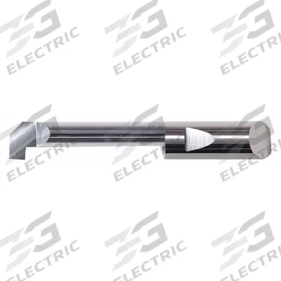 MICRO 100 Boring Bar: Reverse Boring, 3/16 in Shank Dia., Bright (Uncoated) - Machining