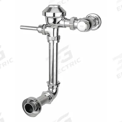 ZURN Manual Flush Valve: AquaVantage Z6010AV, Exposed, Back, 1.28 gpf Gallons per Flush - Toilet Manual Flush Valves