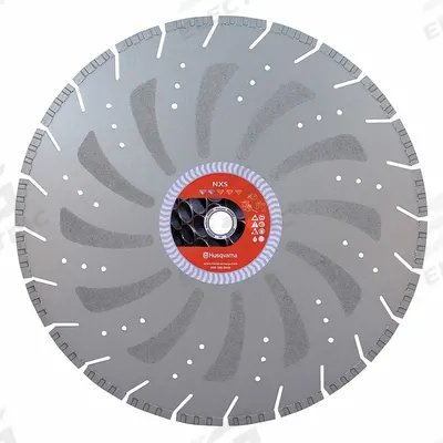 HUSQVARNA Diamond Saw Blade: Block/Brick/Concrete/Iron/Metal/Rebar/Stone, 14 in Blade Dia. - Fire & Rescue Blades