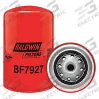 BALDWIN FILTERS Fuel Filter: Spin-On, 4 1/4 in Outside Dia, M16-1.50 Thread Size, Cellulose, BF7927. Key specifications — attr1137520: BF7927; attr434022: BALDWIN FILTERS; attr427730: Cellulose; attr427731: G401 Integral Gasket; attr1017112: Trucks; attr1017113: Case IH.