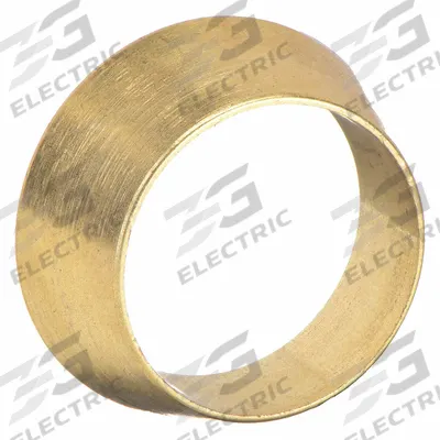 PARKER Compression Fitting Ferrule: 3/8 in OD Size, Compression - Double-Ferrule Brass Compression Fittings