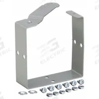HOFFMAN Wireway U-Connector: 4 in Wd, 4 in Ht, 16 ga Gauge, 1, Without Knockouts, Steel, Painted (MPN F44GUC). Key specifications — Brand: HOFFMAN; Finish: Painted; With/Without Knockouts - Broad: No.