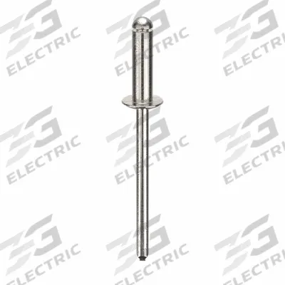 APPROVED VENDOR Blind Rivet,1.835" L,0.156" dia,PK500: Inch, 1 53/64 in Overall Lg, 17/32 in Body Lg - Domed-Head Blind Rivets