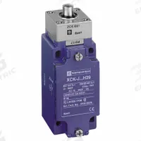 TELEMECANIQUE SENSORS Limit Switch: Plunger Actuator, Non-Metallic, Plunger, 20 N Op Force - Max (MPN XCKJ161D). Key specifications — Manufacturer Part Number: XCKJ161D; Brand: TELEMECANIQUE SENSORS; Electrical Connection: 5-Pin M12 Connector; Series: XCKJ; Body Material Type: Non-Metallic; Actuator Type: Plunger.