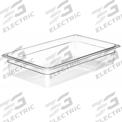 CAMBRO Food Pan: Full Size, Rectangular, 8.9 qt Capacity, NSF Certified - Steam Table Pans