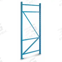 STEEL KING Upright Frame: Bolted, 12 ft Overall Ht, 36 in x 3 in, Blue, Steel, 7 ga Upright Gauge (MPN BCF3L036144F03PB). Key specifications — Color: Blue; Brand: STEEL KING.