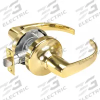 ASSA ABLOY ACCENTRA Door Lockset: Passage Lever Locksets, Brass, ADA Compliant (MPN PB4701LN x 605). Key specifications — Ligature Resistance: Not Ligature-Resistant; Brand: ASSA ABLOY ACCENTRA; Lockset Function ANSI Code: F75; Visual Indicator Message: No Message; Lockset Style: Pacific Beach; ADA Compliant: Yes; Finish: Bright Brass, Clear Coated : Brass.