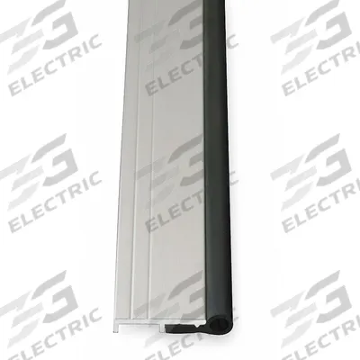 PEMKO Door Weatherstripping: Bulb Insert, 7 ft Lg, 1 3/16 in Wd - Metal Leaf Weatherstripping