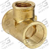 APPROVED VENDOR Metal Pipe Tee: Tee, 3/8 in x 3/8 in x 1/4 in, 1,000 psi, 1 5/8 in Lg, CA2745 Brass (MPN 706206-060604). Key specifications — Maximum Operating Pressure: 1,000 psi.