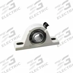 TIMKEN Pillow Block Bearing: 3/4 in Bore, Polymer, Set Screws, 1 1/4 in Shaft Ht, 5 in Overall Lg (MPN YAK 3/4 PT SGT). Key specifications — Brand: TIMKEN; Maximum Speed: 9,200 RPM Grease; Mounting Bolt Size: 3/8 in; System of Measurement: Inch.